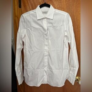 NWT Valentino White Button Up Shirt Sz 44